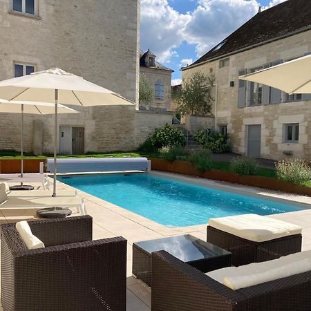 La Villa Lombardi En Champagne, Avec Piscine Privee Et Jacuzzi Les Riceys Eksteriør billede