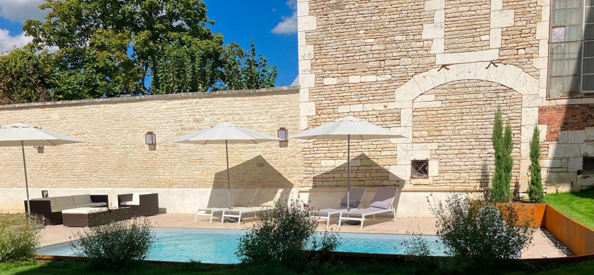 La Villa Lombardi En Champagne, Avec Piscine Privee Et Jacuzzi Les Riceys Eksteriør billede